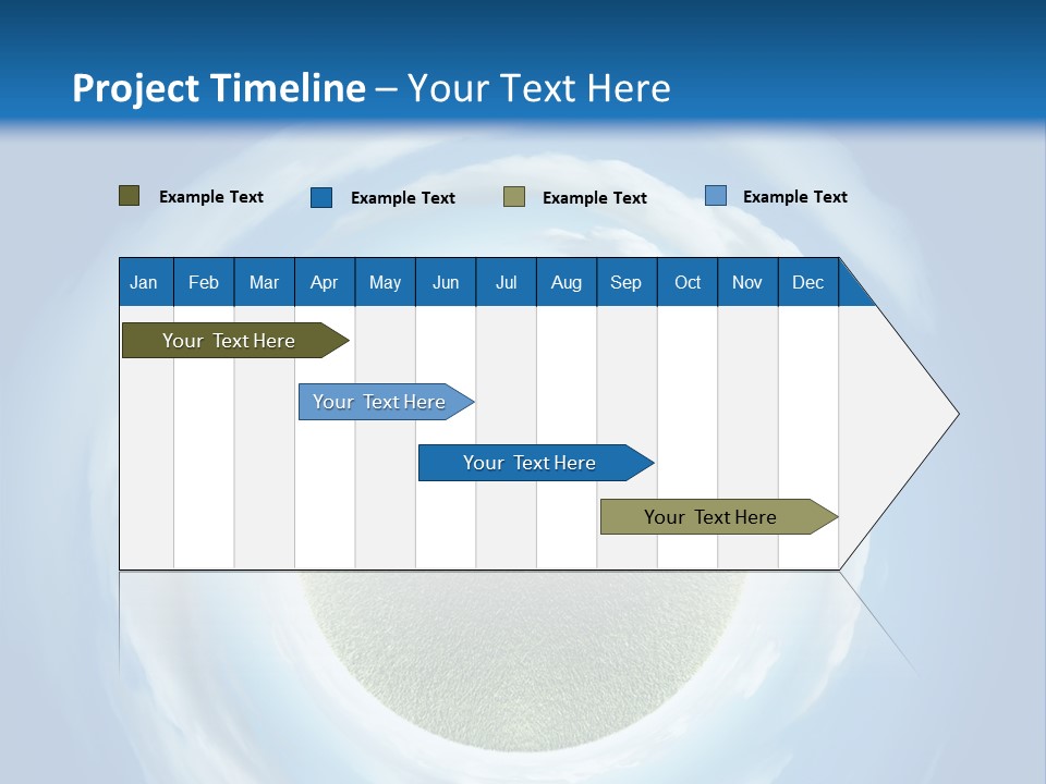 Cute Greenery Earth PowerPoint Template