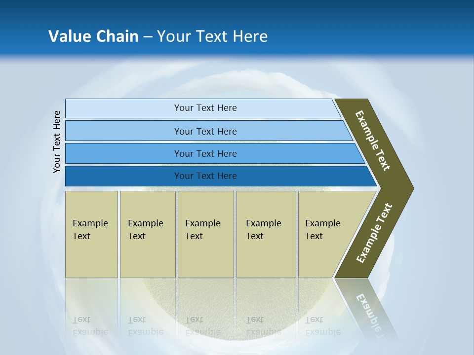 Cute Greenery Earth PowerPoint Template