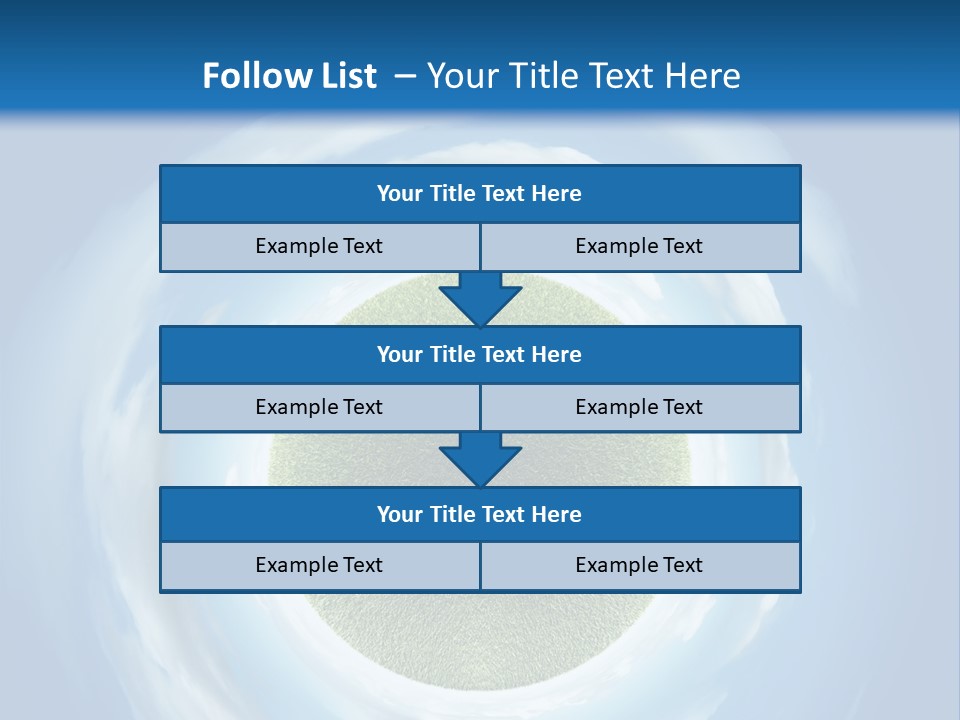 Cute Greenery Earth PowerPoint Template