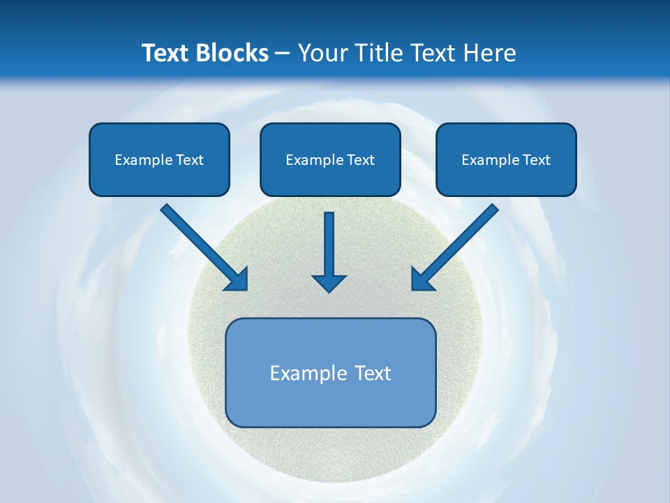 Cute Greenery Earth PowerPoint Template