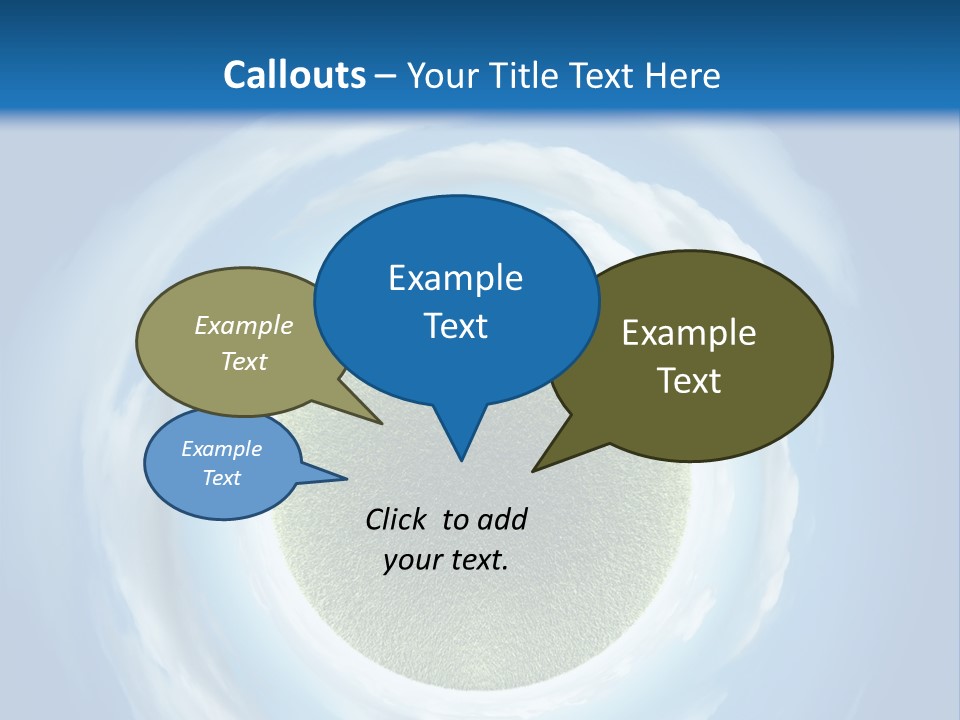 Cute Greenery Earth PowerPoint Template