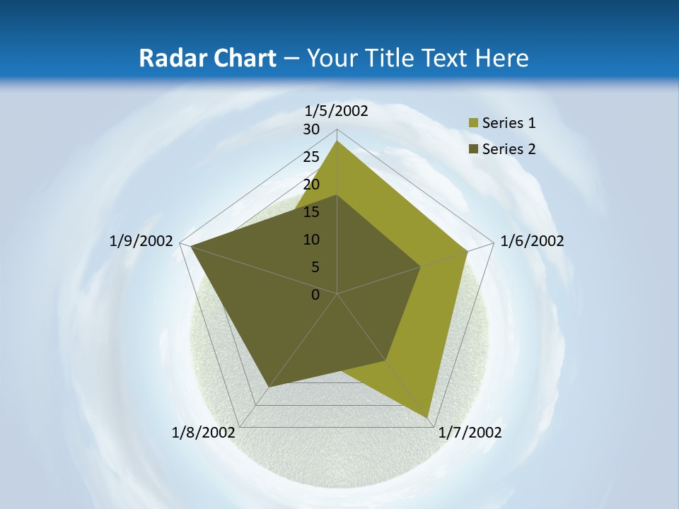 Cute Greenery Earth PowerPoint Template