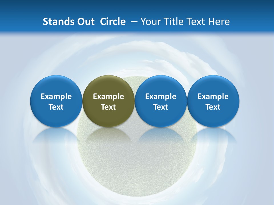 Cute Greenery Earth PowerPoint Template