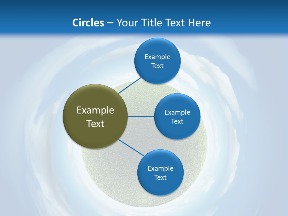 Cute Greenery Earth PowerPoint Template