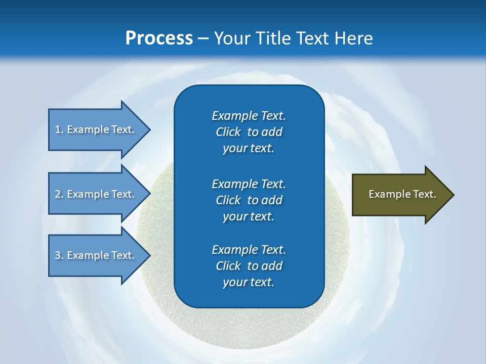 Cute Greenery Earth PowerPoint Template
