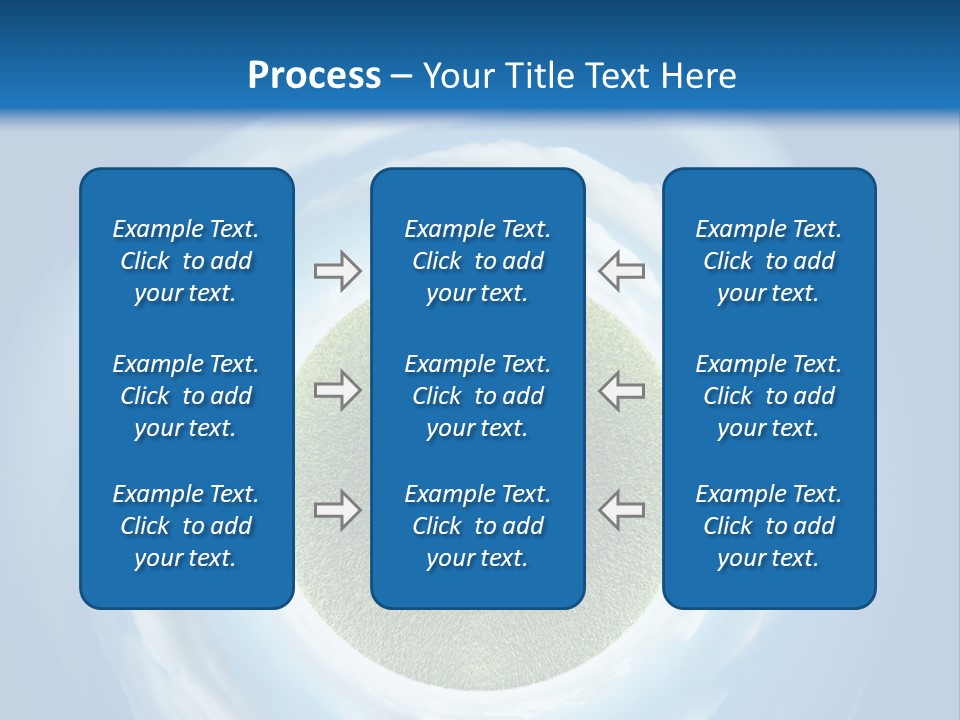 Cute Greenery Earth PowerPoint Template