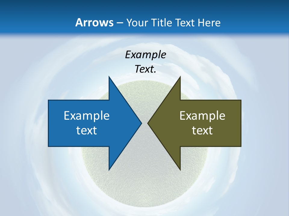 Cute Greenery Earth PowerPoint Template