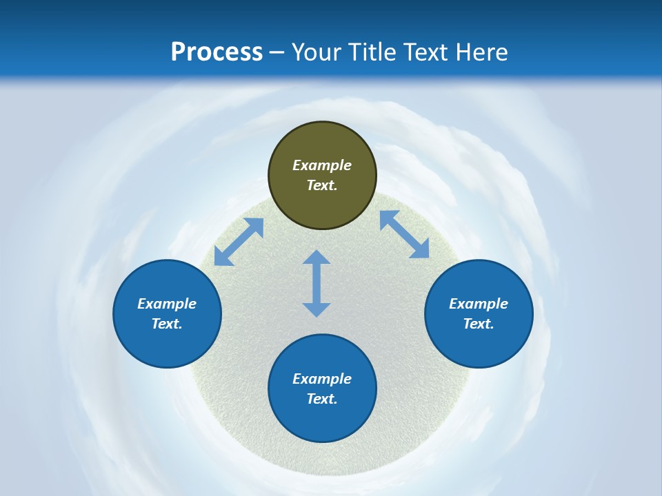 Cute Greenery Earth PowerPoint Template