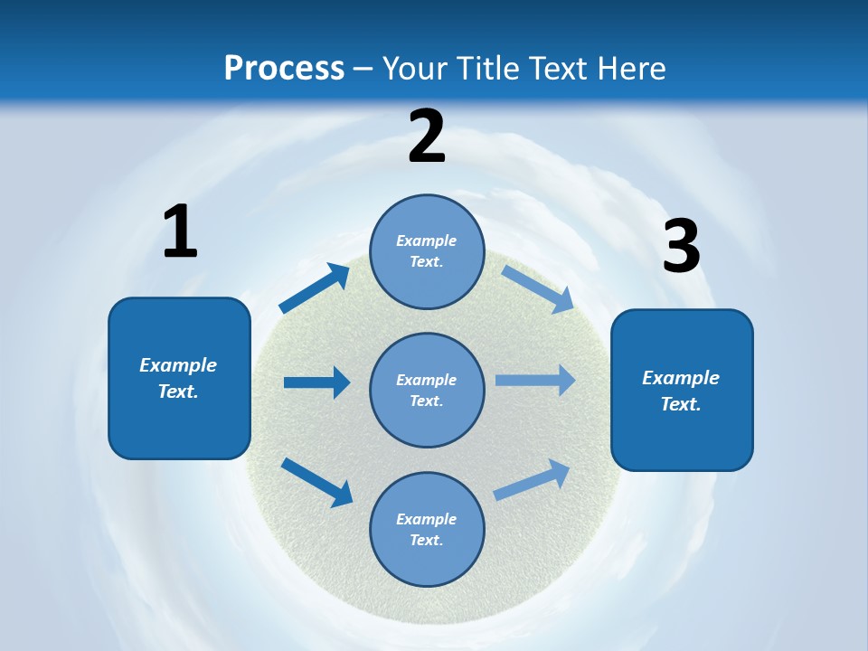 Cute Greenery Earth PowerPoint Template