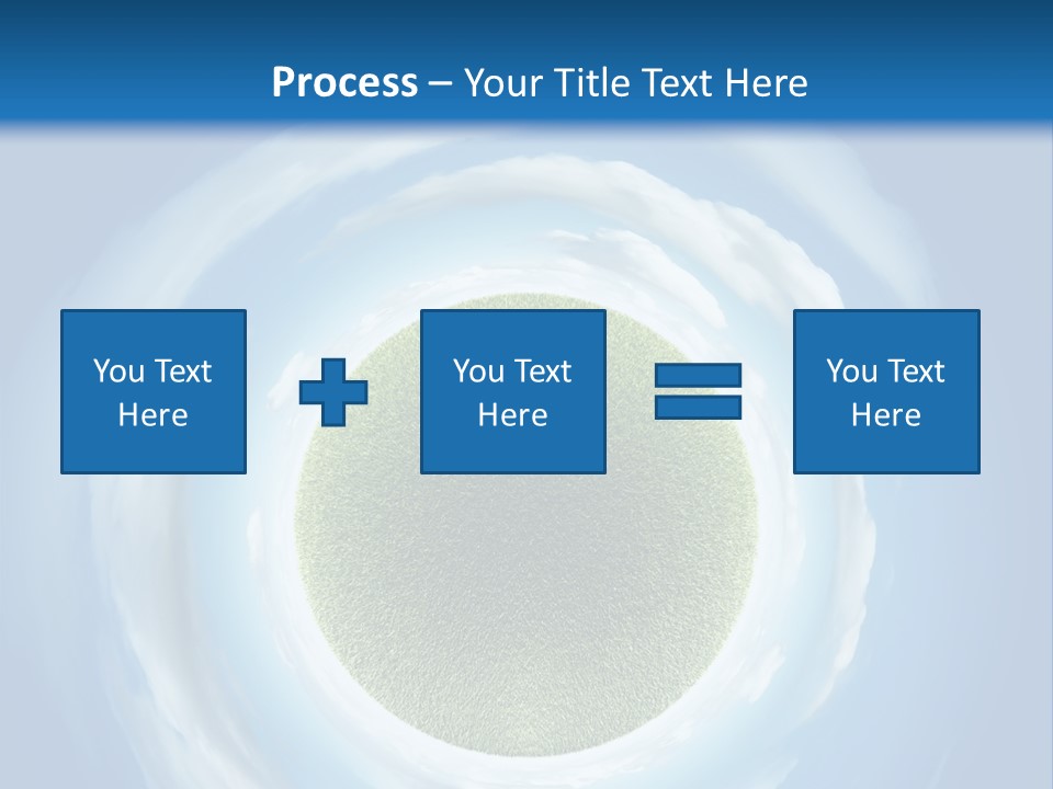 Cute Greenery Earth PowerPoint Template
