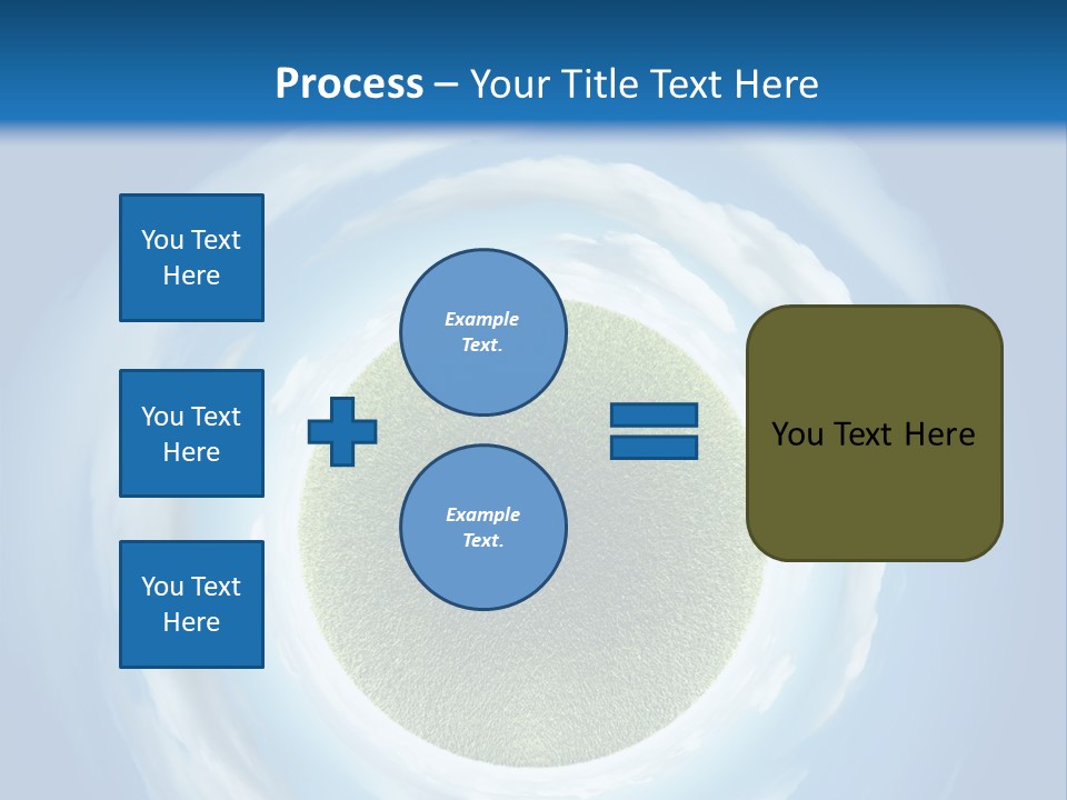 Cute Greenery Earth PowerPoint Template