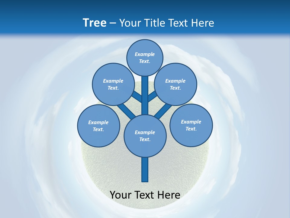 Cute Greenery Earth PowerPoint Template