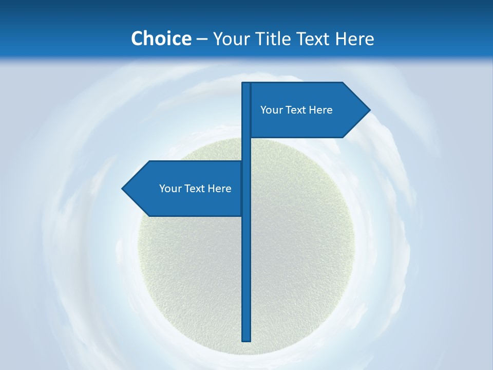 Cute Greenery Earth PowerPoint Template