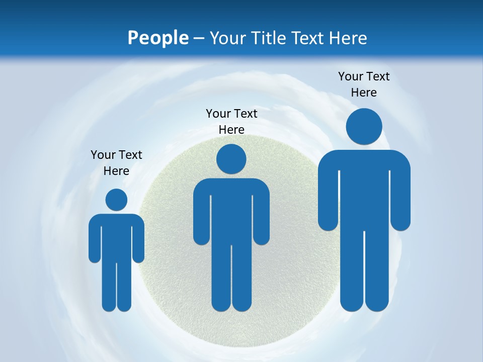 Cute Greenery Earth PowerPoint Template