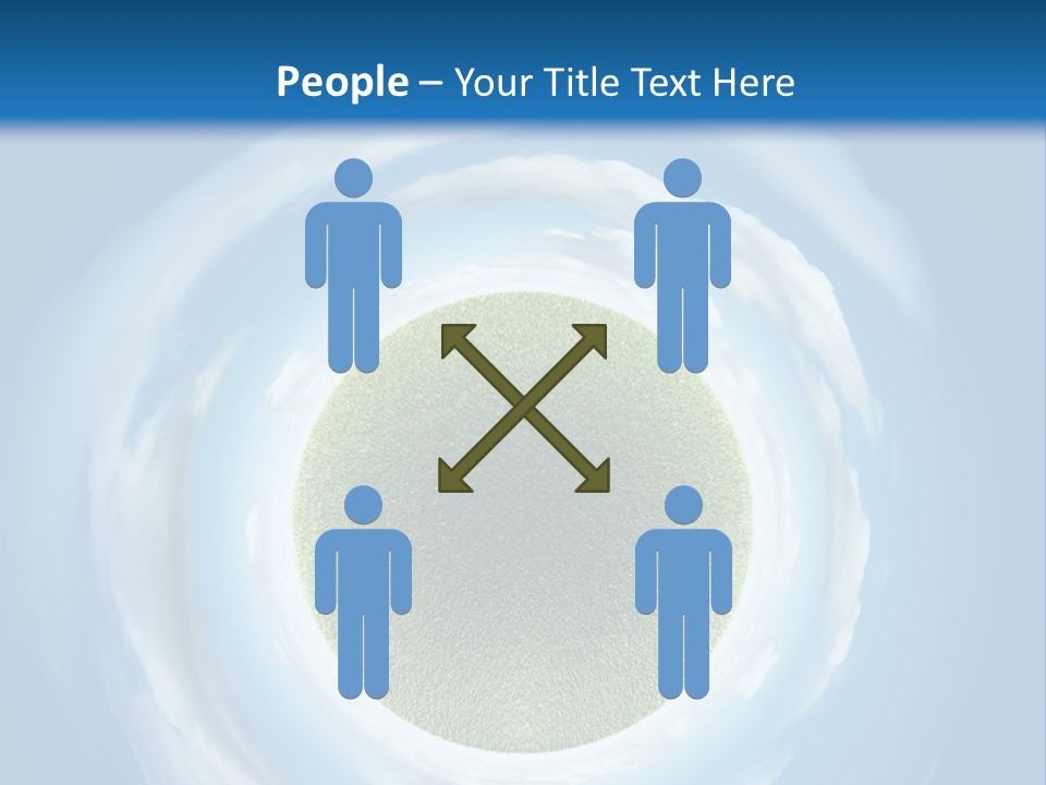 Cute Greenery Earth PowerPoint Template