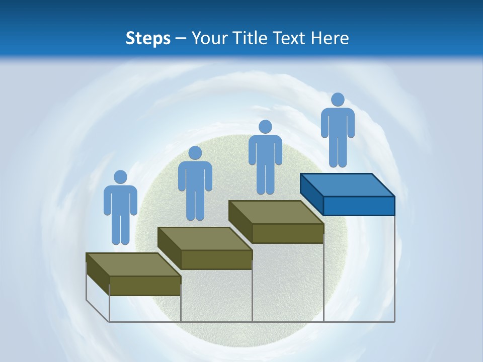 Cute Greenery Earth PowerPoint Template