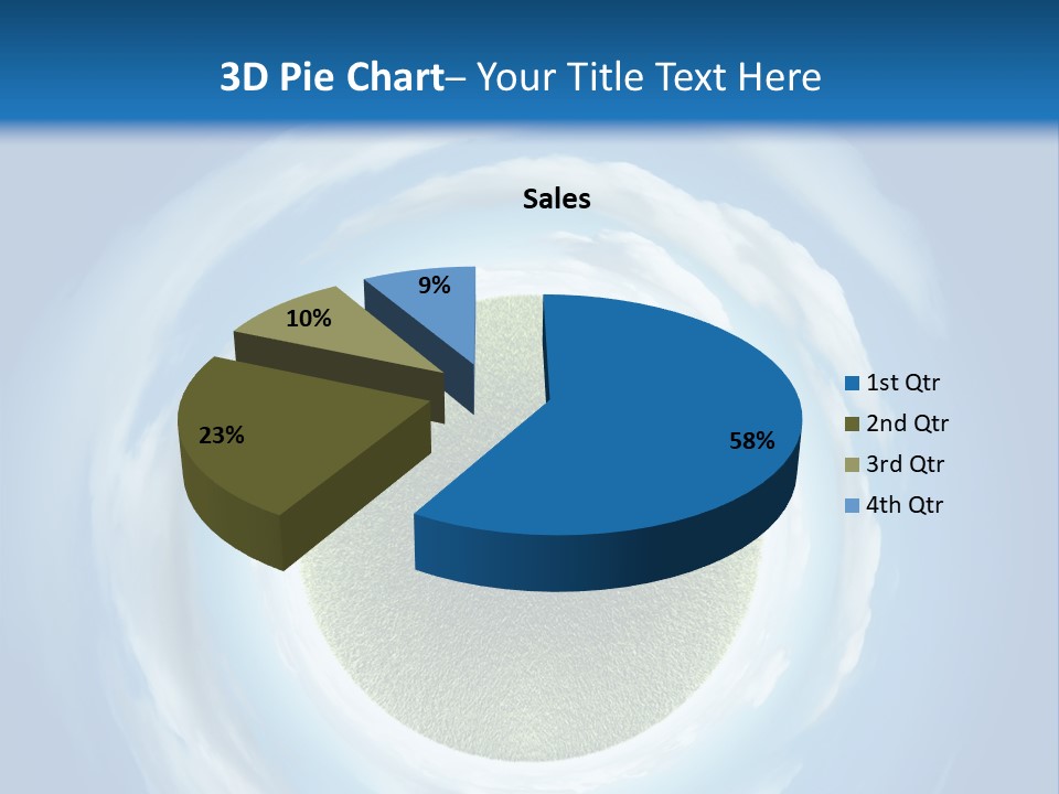 Cute Greenery Earth PowerPoint Template