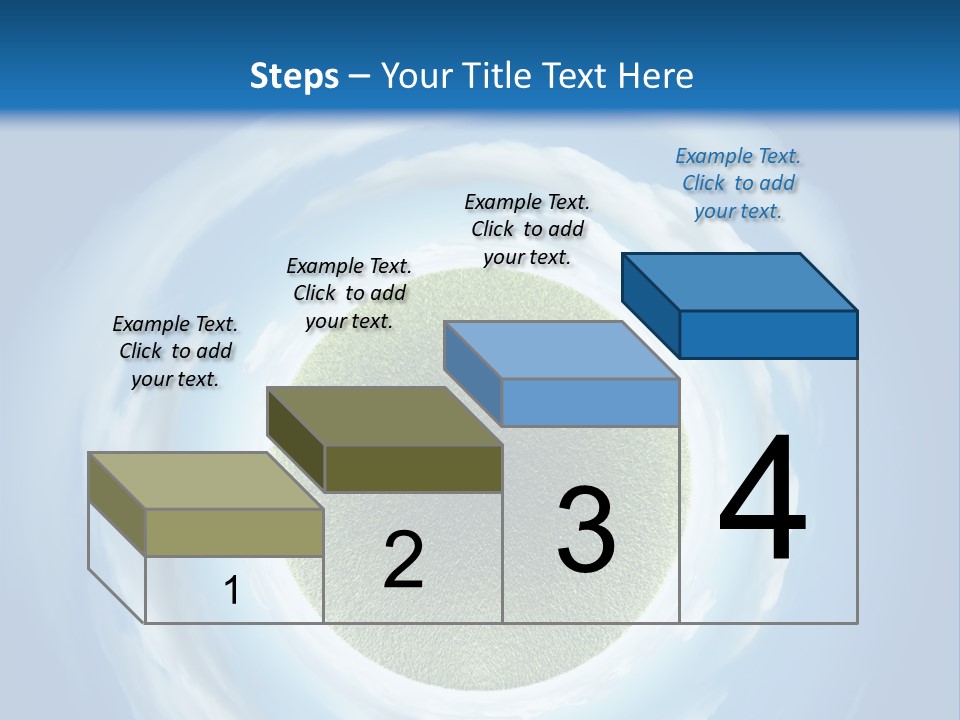 Cute Greenery Earth PowerPoint Template