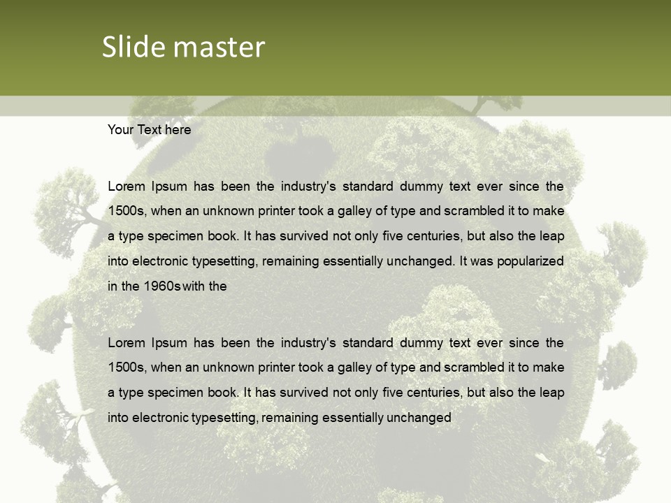 Vegetation Description And Analysis PowerPoint Template