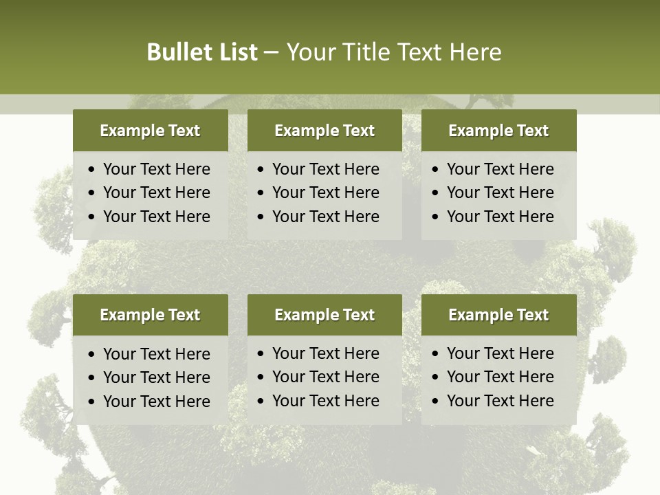 Vegetation Description And Analysis PowerPoint Template