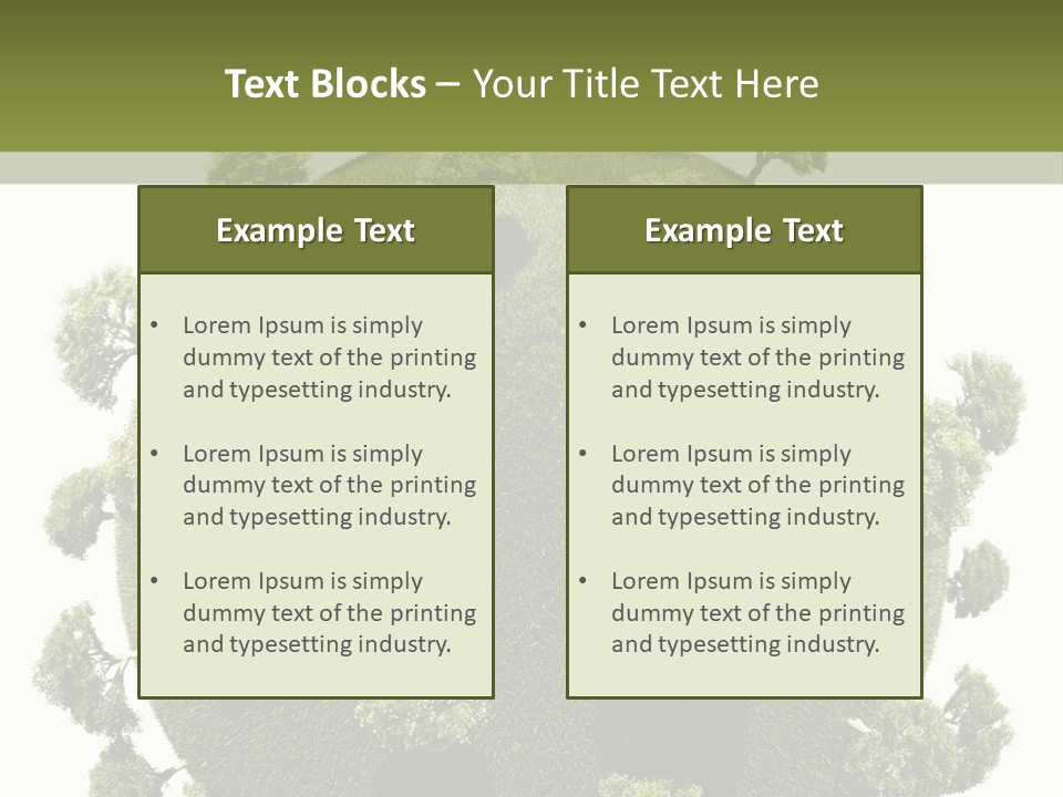 Vegetation Description And Analysis PowerPoint Template