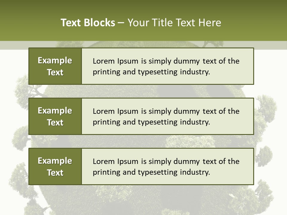 Vegetation Description And Analysis PowerPoint Template