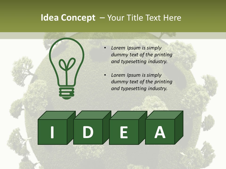 Vegetation Description And Analysis PowerPoint Template