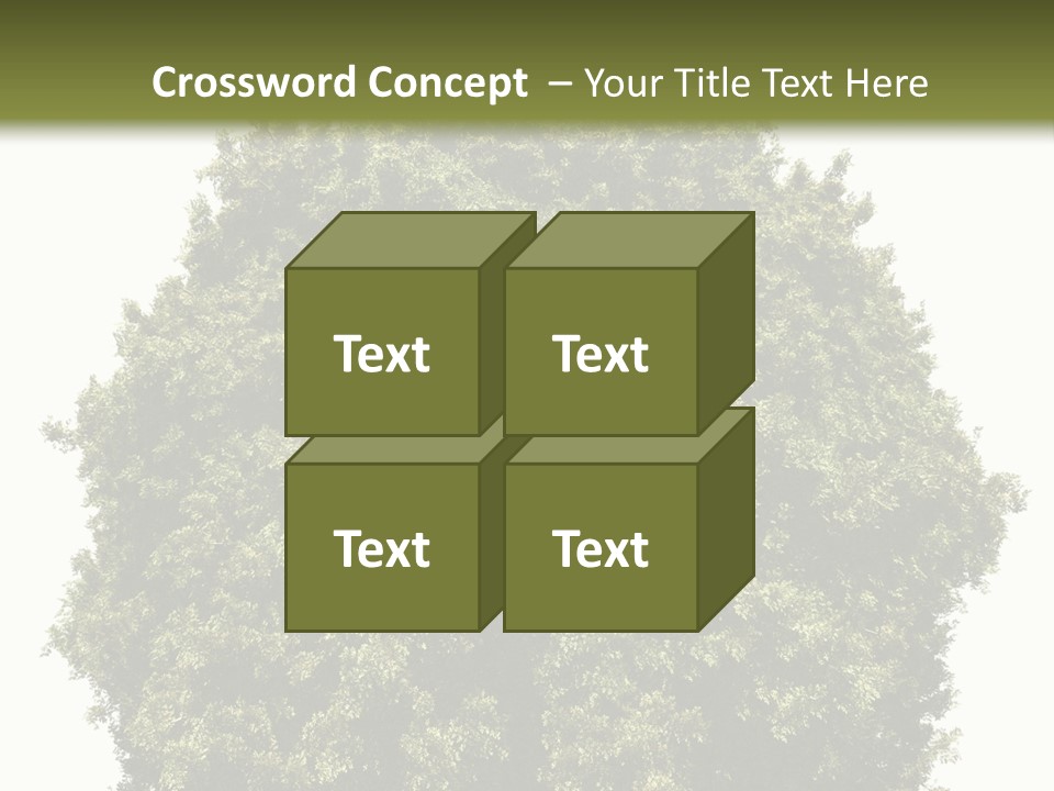 Concept Ball Fronded PowerPoint Template