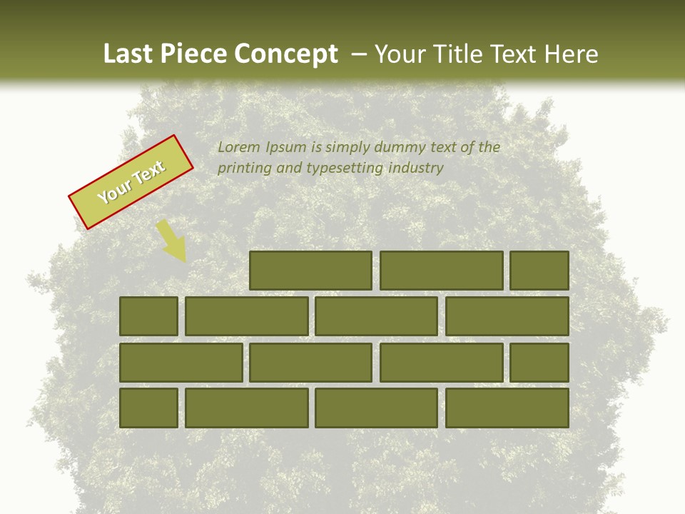 Concept Ball Fronded PowerPoint Template