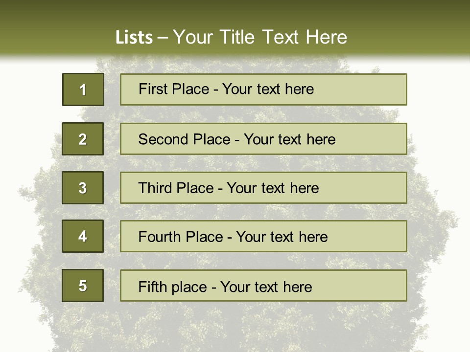 Concept Ball Fronded PowerPoint Template