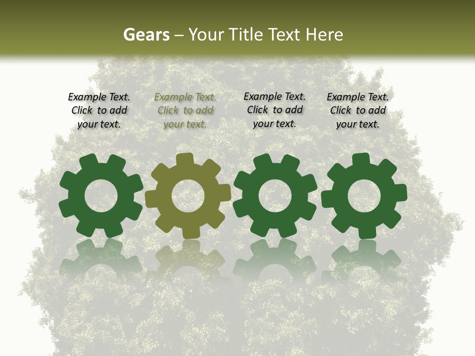 Concept Ball Fronded PowerPoint Template