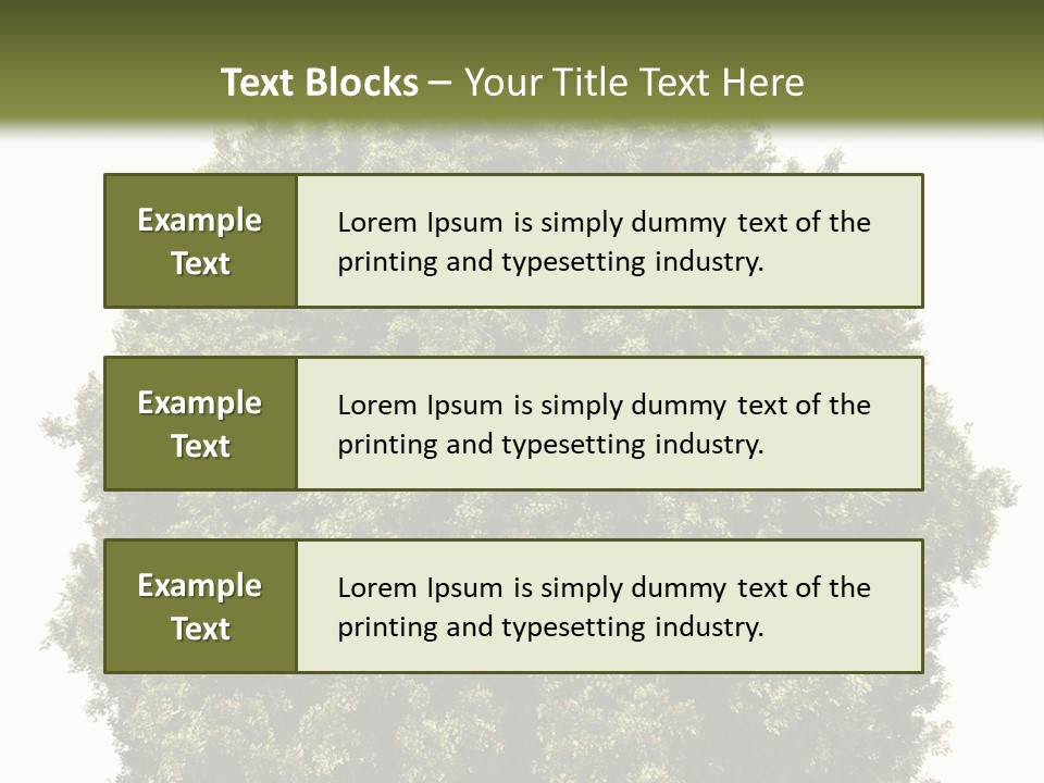 Concept Ball Fronded PowerPoint Template