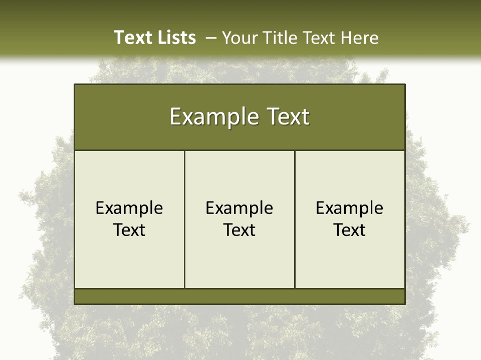 Concept Ball Fronded PowerPoint Template