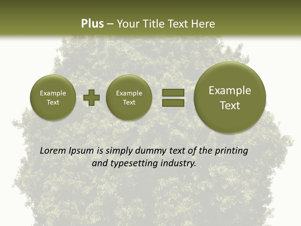 Concept Ball Fronded PowerPoint Template