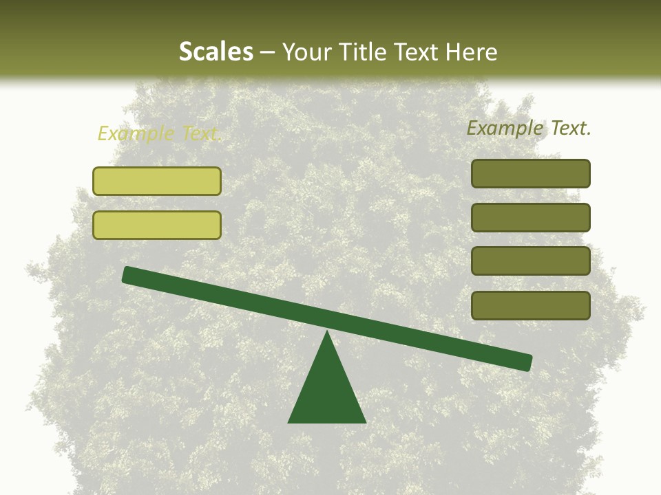 Concept Ball Fronded PowerPoint Template