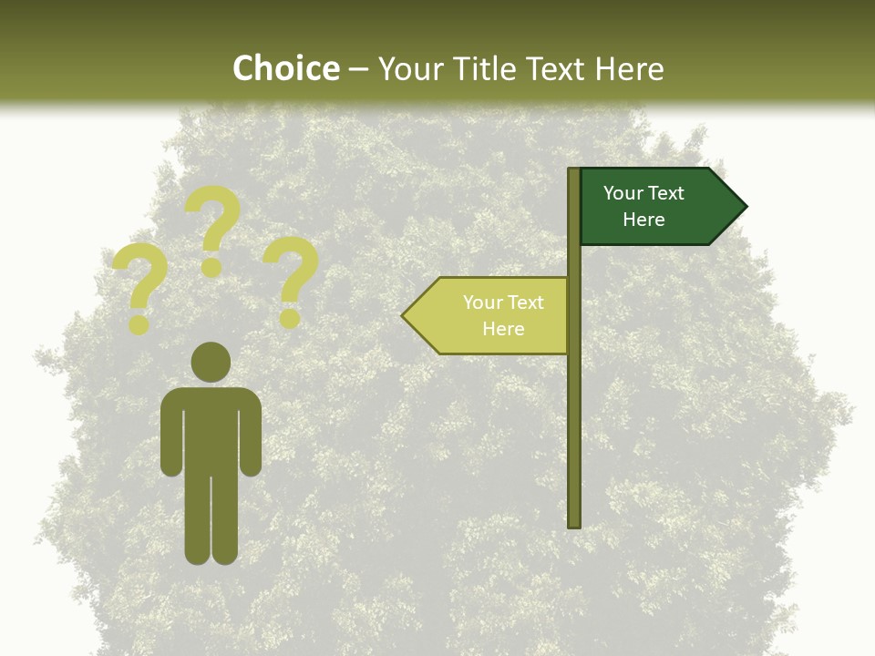 Concept Ball Fronded PowerPoint Template