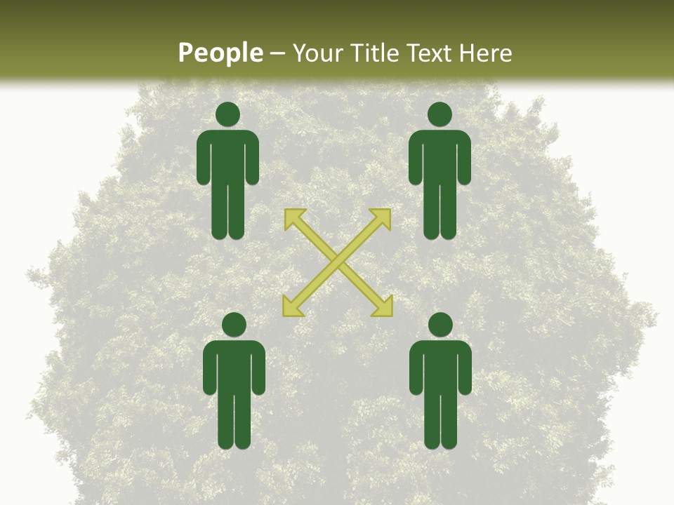 Concept Ball Fronded PowerPoint Template