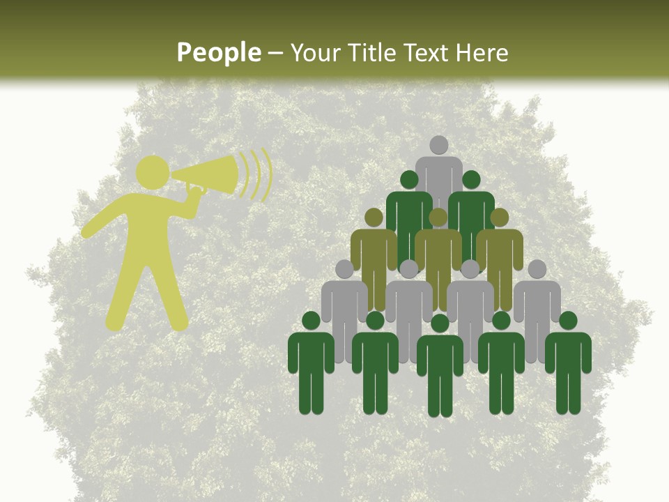 Concept Ball Fronded PowerPoint Template