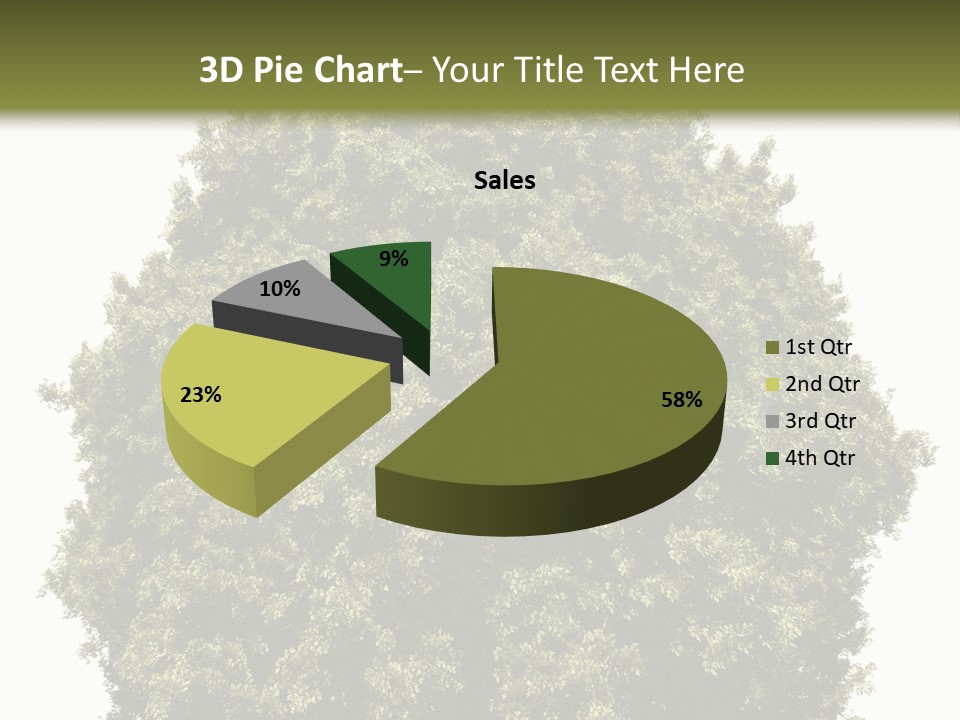 Concept Ball Fronded PowerPoint Template