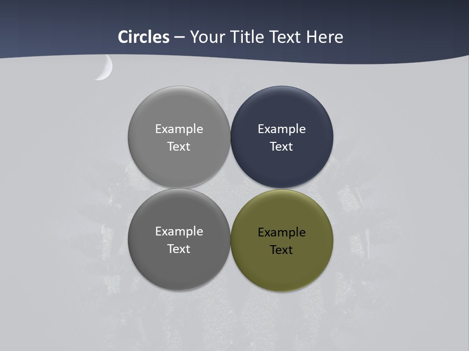 Heavenly Globe Moon PowerPoint Template