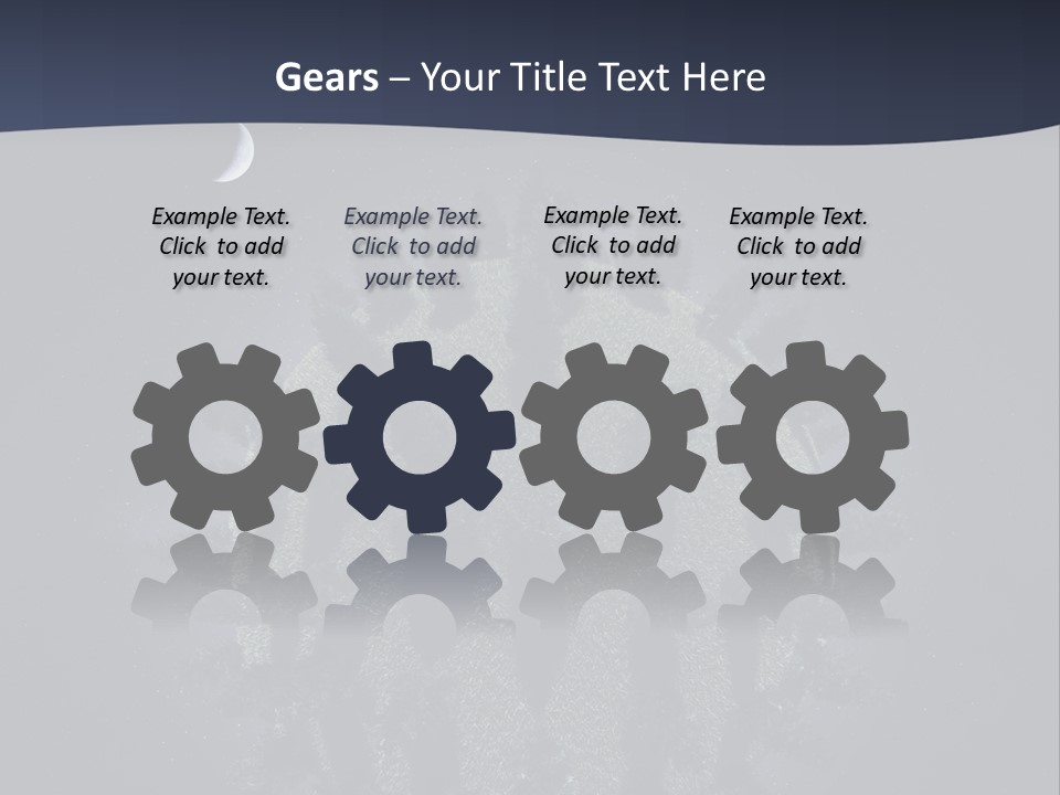 Heavenly Globe Moon PowerPoint Template