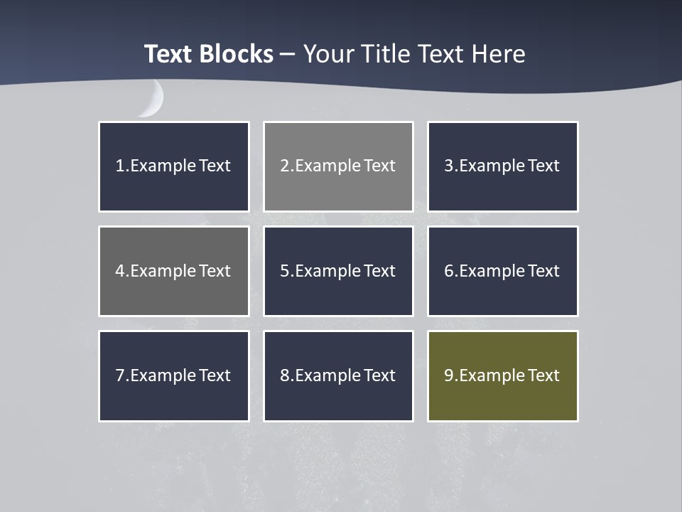 Heavenly Globe Moon PowerPoint Template