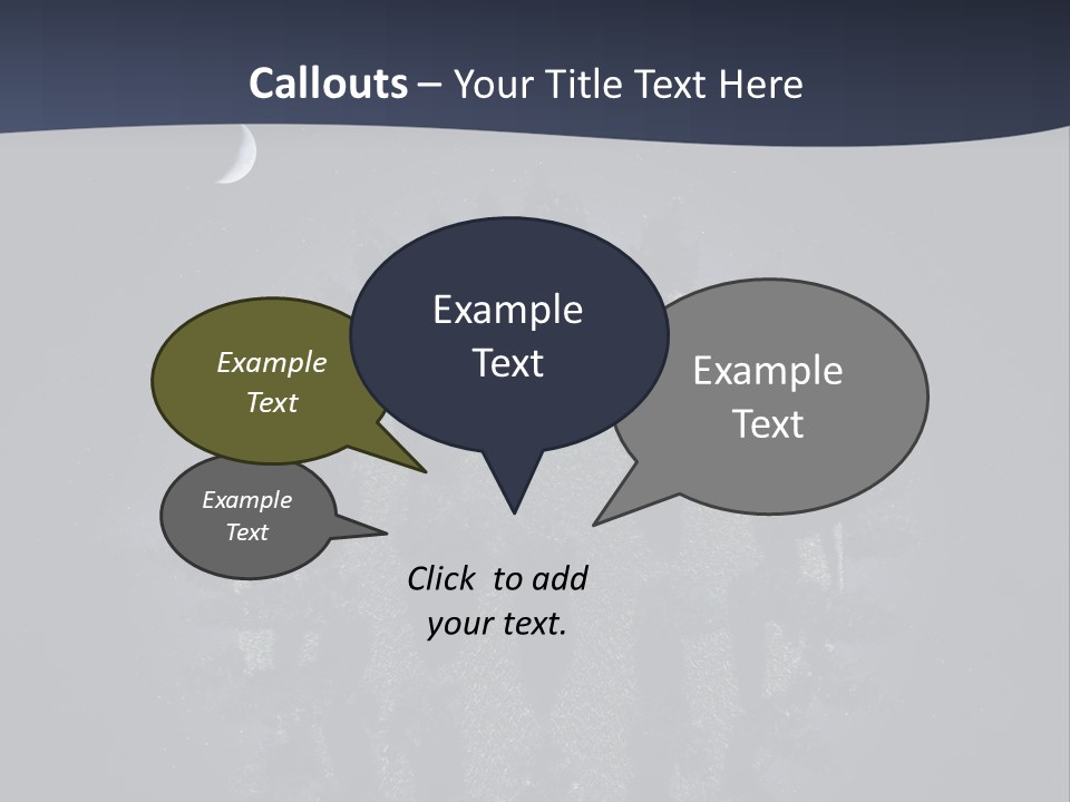 Heavenly Globe Moon PowerPoint Template