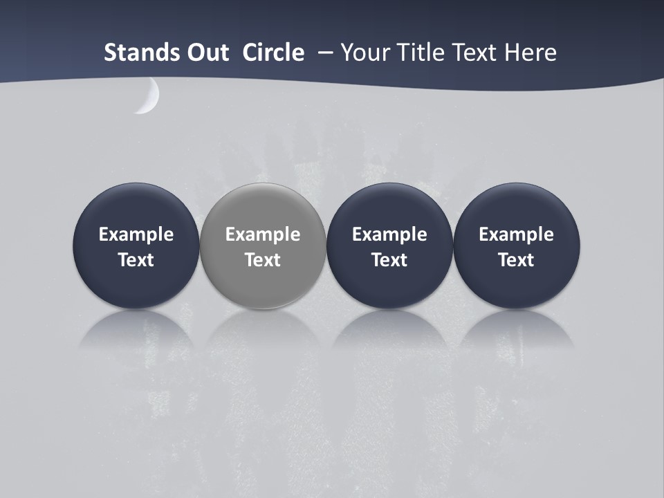 Heavenly Globe Moon PowerPoint Template