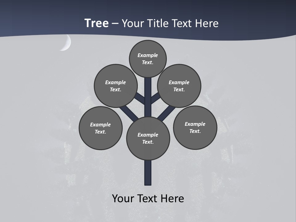 Heavenly Globe Moon PowerPoint Template