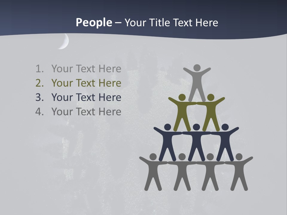 Heavenly Globe Moon PowerPoint Template