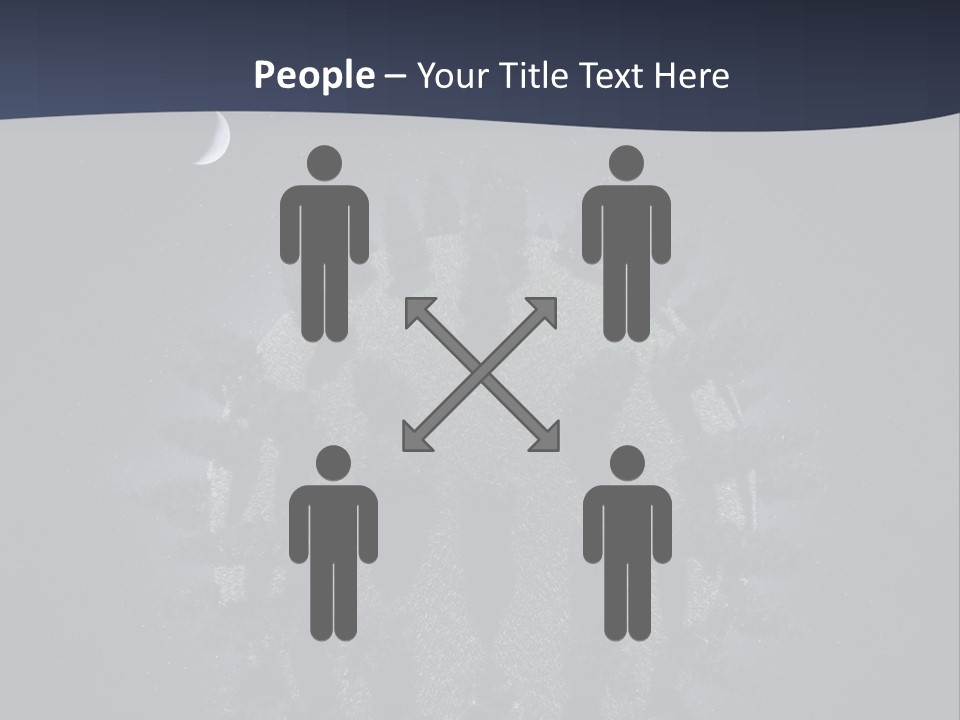 Heavenly Globe Moon PowerPoint Template