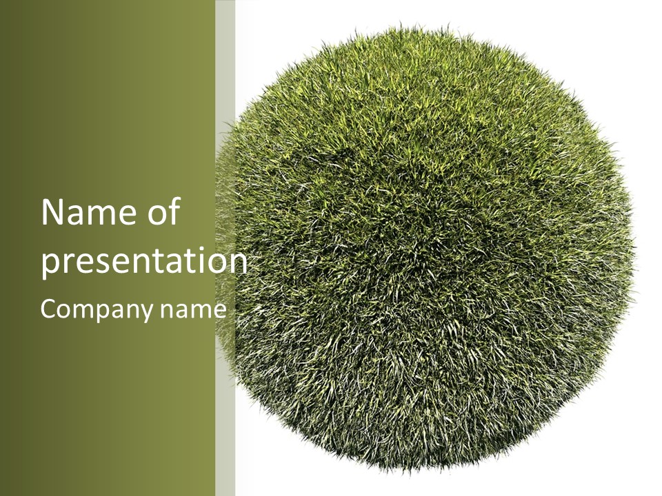 Vegetation Plant Illustration PowerPoint Template