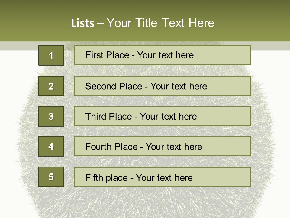 Vegetation Plant Illustration PowerPoint Template