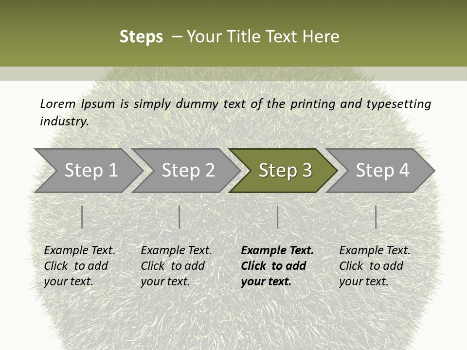 Vegetation Plant Illustration PowerPoint Template
